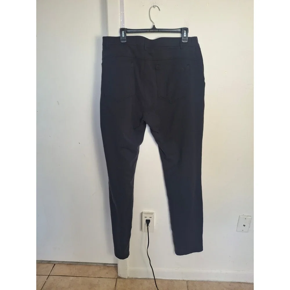Public Rec Workday Pant Mens 36x36 Black Slim Tapered Stretch Chino Trousers